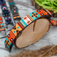 Southwest Dog Collar with Engraved Metal Buckle, Geometric Pattern Dog Collars, Aztec Tribal Pet Collars for Small Medium Large Dogs Puppy,