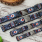 Southwest Dog Collar with Engraved Metal Buckle, Geometric Pattern Dog Collars, Aztec Tribal Pet Collars for Small Medium Large Dogs Puppy,