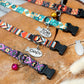 Personalized Cat Collar Breakaway, Soft Cat Collar with ID Name Tag, Pattern Cat Collars Tribal Boho Geometric, Kitten Collar