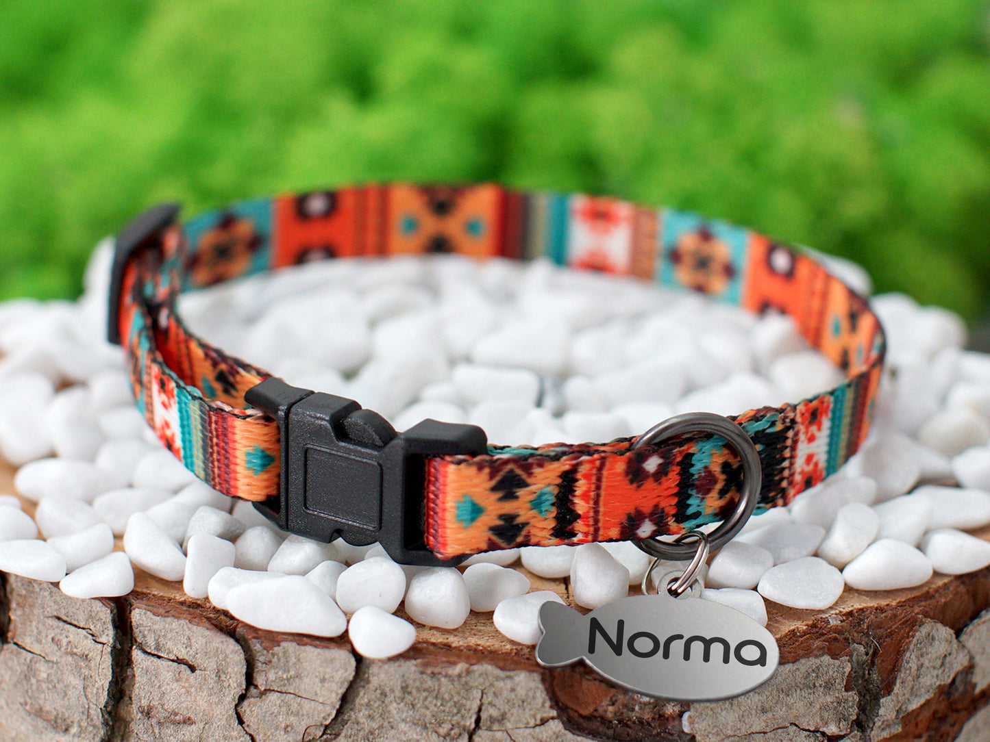 Personalized Cat Collar with Bell, Breakaway Cat Collar, Adjustable Cat Collar with Name Tag, Kitten Collar, Gifts for Cat Lovers