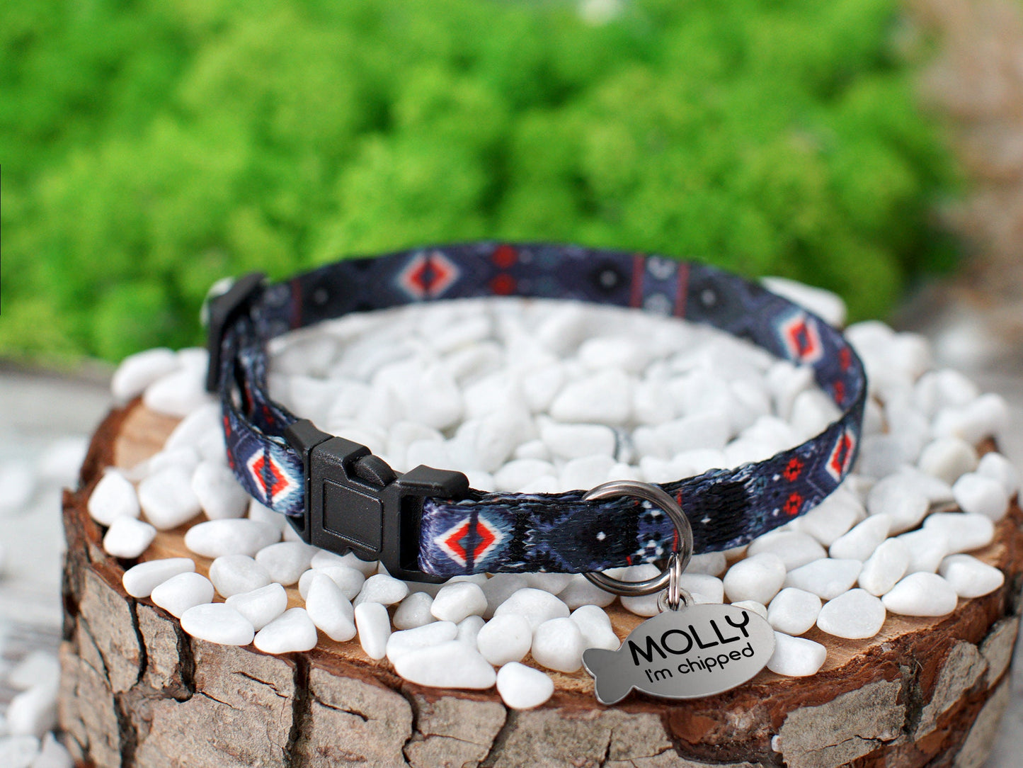 Personalized Cat Collar with Bell, Breakaway Cat Collar, Adjustable Cat Collar with Name Tag, Kitten Collar, Gifts for Cat Lovers