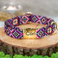 Personalized Dog Collar Pattern, Aztec Dog Collar Engraved, Southwest Print Dog Collar, Designer Dog Collars for Small Medium Large Dogs