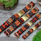 Personalized Dog Collar Pattern, Aztec Dog Collar Engraved, Southwest Print Dog Collar, Designer Dog Collars for Small Medium Large Dogs