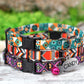 Personalized Cat Collar Breakaway, Soft Cat Collar with ID Name Tag, Pattern Cat Collars Tribal Boho Geometric, Kitten Collar