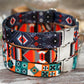 Engraved Dog Collar with Buckle, Custom Dog Collars, Tribal Aztec Pattern Dog Collar, Personalized Pet Collars for Small Large Dogs