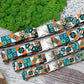 Engraved Dog Collar with Buckle, Custom Dog Collars, Tribal Aztec Pattern Dog Collar, Personalized Pet Collars for Small Large Dogs