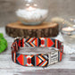 Engraved Dog Collar with Buckle, Custom Dog Collars, Tribal Aztec Pattern Dog Collar, Personalized Pet Collars for Small Large Dogs