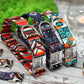 Engraved Dog Collar with Buckle, Custom Dog Collars, Tribal Aztec Pattern Dog Collar, Personalized Pet Collars for Small Large Dogs