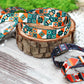 Geometric Dog Leash 5FT, Aztec Pattern Dog Leashes, Tribal Plaid Pet Leashes for Small Medium Large Dogs Puppy, Print Nylon Dog Leash