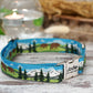Personalized Dog Collar Pattern, Print Designer Dog Collar, Boy Dog Collar Girl, Dog Collar Small Medium Large, Custom Dog Collar Engraved