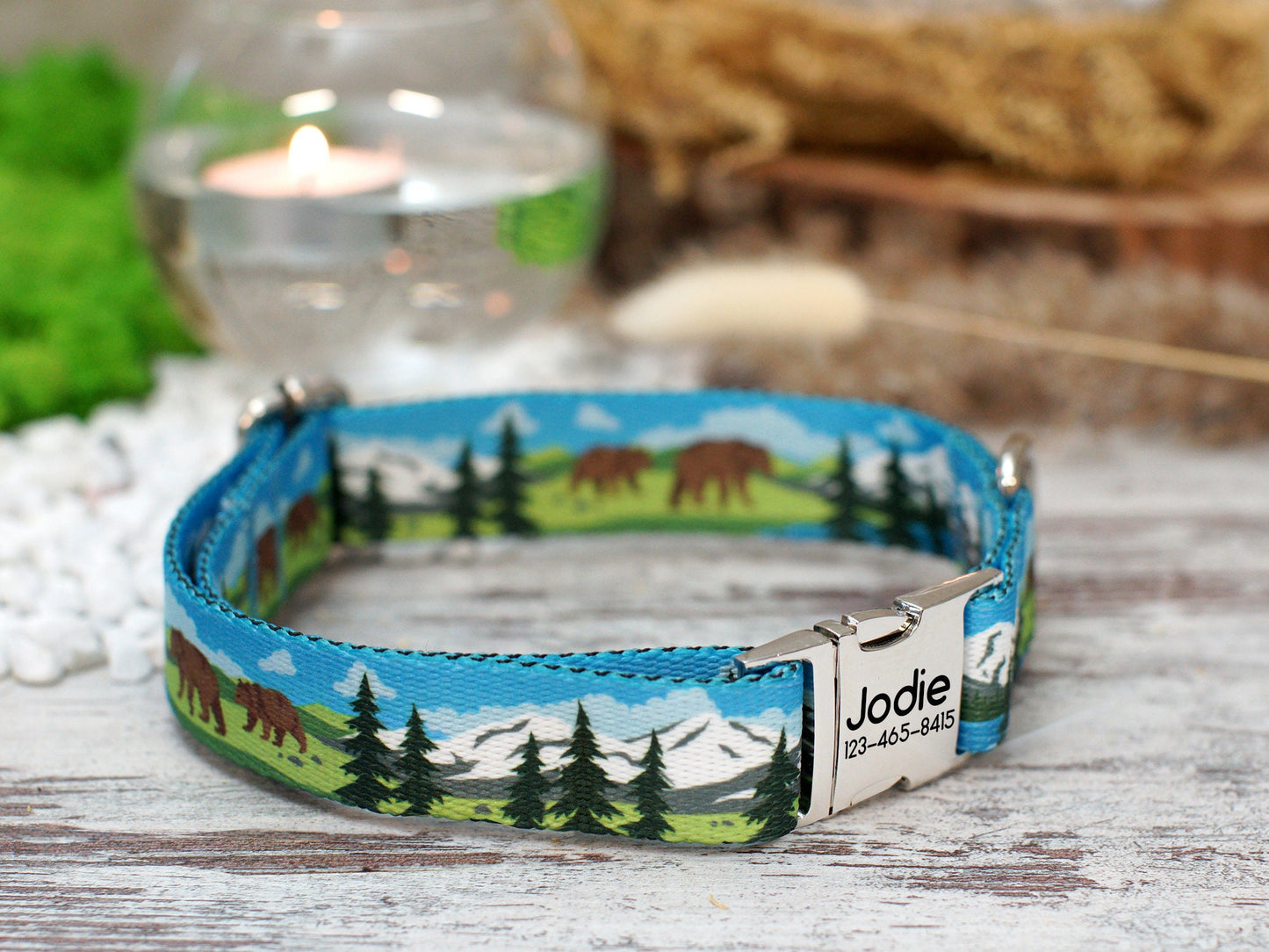 Personalized Dog Collar Pattern, Print Designer Dog Collar, Boy Dog Collar Girl, Dog Collar Small Medium Large, Custom Dog Collar Engraved