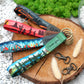 Personalized Wristlet Keychain, Nature Pattern Key Fob, Custom Wrist Key Holder, Bridesmaid Keychain, Wristlet Lanyard Strap, Gifts for Her
