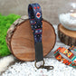 Pattern Wristlet Keychain, Tribal Design Key Fob, Custom Wrist Key Holder, Personalized Gifts for Him, Boho Keychain, Key Ring