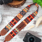 Camera Strap Personalized, Canon Sony Nikon Camera Strap, Leather Camera Wrist Strap, Pattern Camera Accessories, Gifts for Her