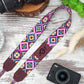 Camera Strap Personalized, Canon Sony Nikon Camera Strap, Leather Camera Wrist Strap, Pattern Camera Accessories, Gifts for Her