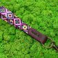 Wrist Leather Keychain Personalized, Aztec Pattern Key Holder, Personalized Gifts for Him, Wristlet Key Lanyard Strap, Custom Key Ring