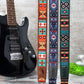 Guitar Strap Pattern, Leather Guitar Strap, Personalized Guitar Strap, Guitar Player Gift, Custom Guitar Strap, Adjustable Guitar Strap