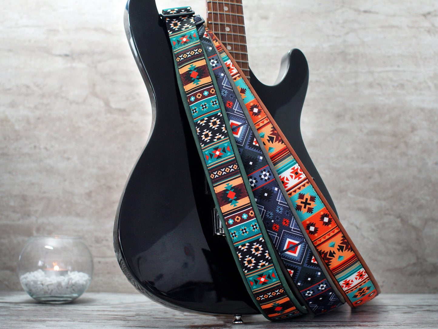 Guitar Strap Pattern, Leather Guitar Strap, Personalized Guitar Strap, Guitar Player Gift, Custom Guitar Strap, Adjustable Guitar Strap