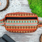 Custom Fanny Pack, Pattern Crossbody Bag, Tribal Bum Bag Personalized, Hip Bag Aztec Print, Gifts for Him, Travel Fanny Pack Men