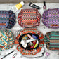 Personalized Cosmetic Bag, Tribal Pattern Makeup Bag, Travel Toiletry Bag, Aztec Print Cosmetic Pouch, Gifts for Her, Portable Make Up Bag