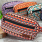 Custom Fanny Pack, Pattern Crossbody Bag, Tribal Bum Bag Personalized, Hip Bag Aztec Print, Gifts for Him, Travel Fanny Pack Men