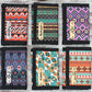 Personalized Travel Wallet, Custom Pattern Wallet, Aztec Mens Wallet, Christmas Gifts for Her, Fabric Card Holder Case, Anniversary Gifts