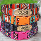 Personalized Dog Collar - 7 Different Pattern Available, Custom Dog Collar with Name ID Tag, Engraved Dog Collar, Pet Collars Small Large