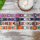 Engraved Dog Collar with Name, Pattern Dog Collar Personalized, Adjustable Dog Collar Nylon, Puppy Collars, Southwest Dog Collar Boho