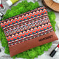 Pattern Cosmetic Bag, Personalized Gifts for Her, Custom Make Up Bag, Christmas Gifts for Women, Leather Cosmetic Zipper Bag, Cosmetic Pouch