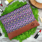 Personalized Cosmetic Bag - 6 Different Pattern Available, Custom Makeup Bag, Personalized Gifts for Her, Leather Cosmetic Zipper Organizer