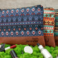 Personalized Cosmetic Bag - 6 Different Pattern Available, Custom Makeup Bag, Personalized Gifts for Her, Leather Cosmetic Zipper Organizer