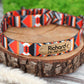 Engraved Martingale Dog Collar, Adjustable Dog Collar Girl, Whippet Collar Martingale, Greyhound Dog Collar Personalized, Boho Puppy Collar