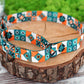 Custom Martingale Collar for Dogs, Personalized Wide Dog Collar, Martingale Dog Collar with Name, Scandinavian Dog Collar Pattern Geometric