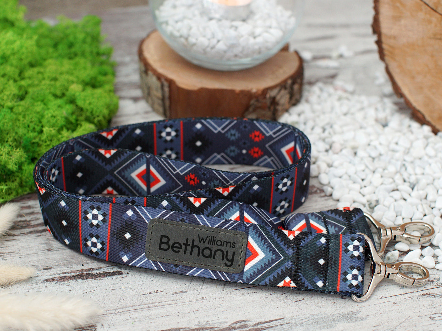 Personalized Crossbody Strap, Pattern Shoulder Bag Strap, Print Design Replacement Strap for Bag Purse, Boho Bag Strap Southwest Aztec