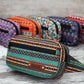 Personalized Fanny Pack, Southwest Small Crossbody Bag, Engraved Hip Bag for Women, Custom Belt Bag Aztec Boho Print, Adjustable Bum Bag