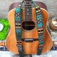 Custom Guitar Strap Leather, Personalized Guitar Strap Acoustic, Pattern Straps for Bass Guitar Players, Guitar Gifts, Gifts for Him
